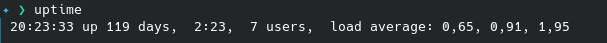 uptime